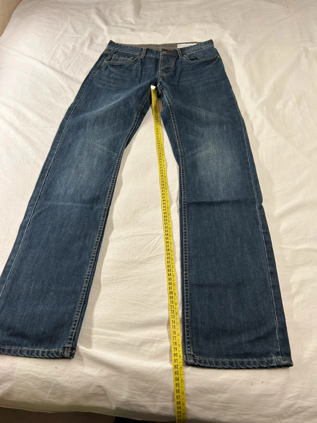 Jules navy blue straight cut jeans w26 l34 – photo 5